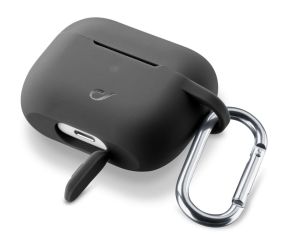 Cellularline Protective cover with carabiner Bounce for Apple AirPods Pro,  black