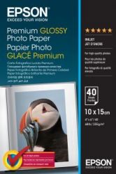 Epson Premium 255g 10x15cm 40db Fnyes Fotpapr