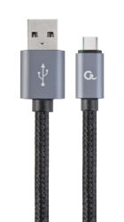 Gembird CCB-MUSB2B-AMCM-6-G USB2.0 - USB Type-C cable 1, 8m Black