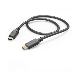 Hama FIC E3 USB 2.0 TYPE-C/TYPE-C tlt s adatkbel 1, 5m Black