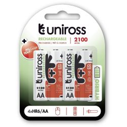 Uniross Hybrio 2100mAh AA Ni-MH akkumultor 4db/csomag